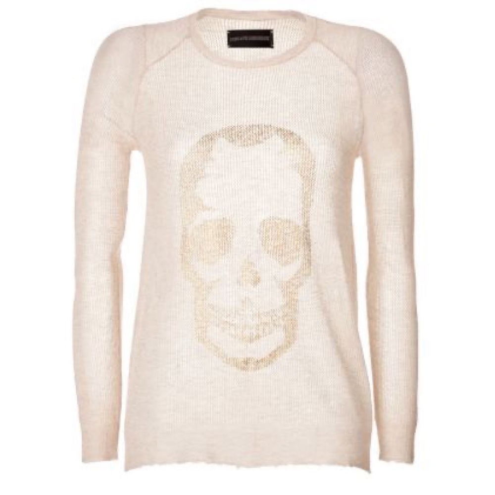 ZADIG & VOLTAIRE Skull Cashmere Pullover
